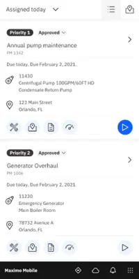 IBM Maximo EAM android App screenshot 1